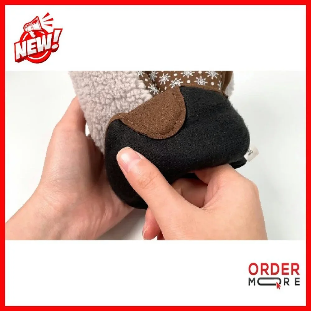Women's Sherpa Gloves with 3M Thinsulate Insulation Anti-Slip Grip